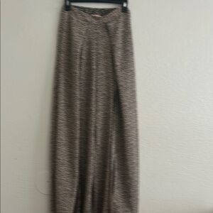 Showpo Black and cream Wide Leg Pants